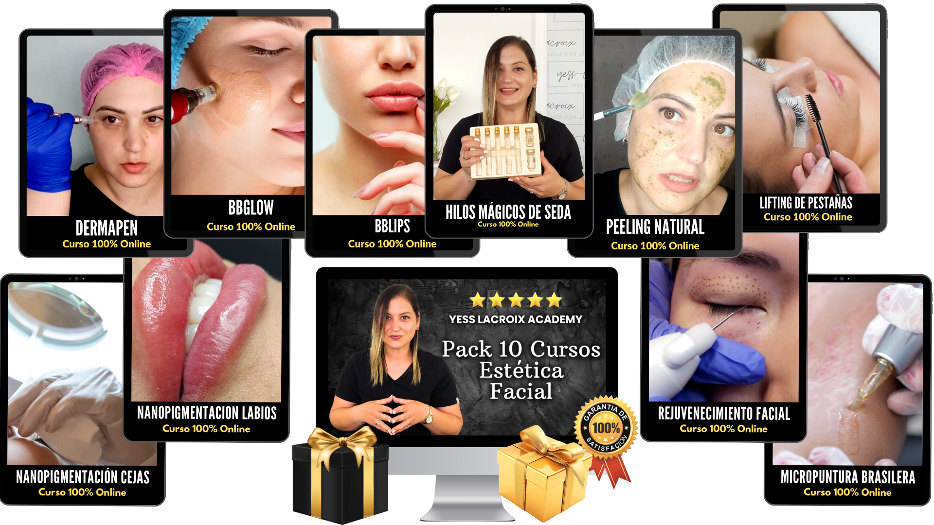 Pack 10 Cursos Estética Facial